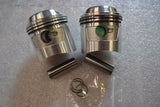 IMD Honda CB175 CD175 CL175 SL175 Piston Kit - 2 Kits - 1.00mm OS - New Repro