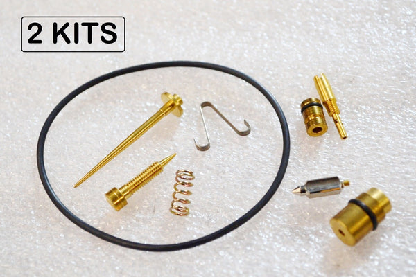 Keyster Carburetor Rebuild Kit (2 Kits) For Honda CB350 & CL350 1970-1973 – Premium Viton Rubber