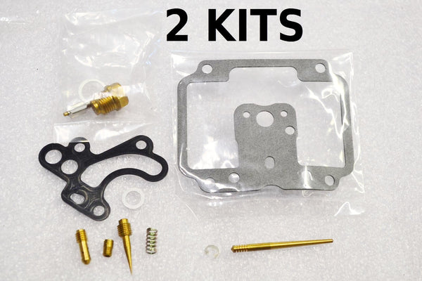 2x Kawasaki 76-79 KZ750 KZ750B Twin Carburetor Carb Rebuild Kit - 2 KITS