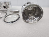 Honda 71-73 CB500 CB500K Piston Kit - 4 Kits - .25mm Oversize - 56.25mm