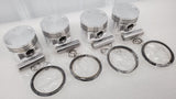 Honda 71-73 CB500 CB500K Piston Kit - 4 Kits - .25mm Oversize - 56.25mm
