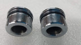 Honda CB200 CB250 CB360 CX500 Chrome Fork Bolt Set - Repro