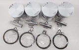 Honda 69-76 CB750 CB750K Piston Kit - 4 Kits - .25mm Oversize - 61.25mm