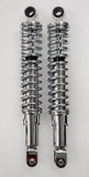 Honda CB400F CB500T CB550F CB550K CB360T 321mm Rear Shocks Chrome Eye / Clevis