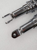 Honda CB400F CB500T CB550F CB550K CB360T 321mm Rear Shocks Chrome Eye / Clevis