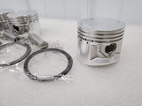 Honda 75-77 CB550F 74-78 CB550K Piston Kit - 4 Kits - .25mm OS - 58.75mm