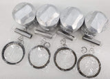 Honda 79-83 CB750 CB750K CB750F DOHC Piston Kit - 4 Kits - .50mm Oversize - 62.5