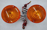 Honda GL1000 CX500 CB750 CB550 CB400F Dual Filament Front Turn Signal Set