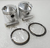 Honda CB350 CL350 SL350 Piston Kit < 2 Kits > STD Size - New Repro