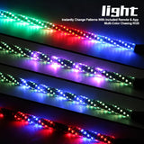 3 Foot Color Changing Dancing LED Safety Whip Set with Remote and App