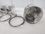 Honda 75-77 CB550F 74-78 CB550K Piston Kit - 4 Kits - .25mm OS - 58.75mm