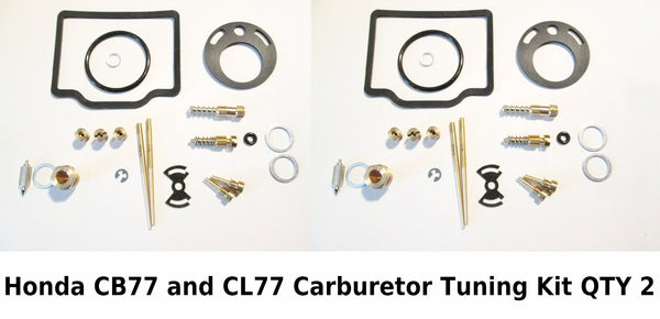 Honda CL77 Scrambler CB77 Superhawk 305 Carburetor Carb Tuning Kit < QTY 2 >