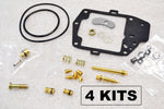 4x Honda 78-79 GL1000 Goldwing Carburetor Carb Rebuild Kit - 4 Kits