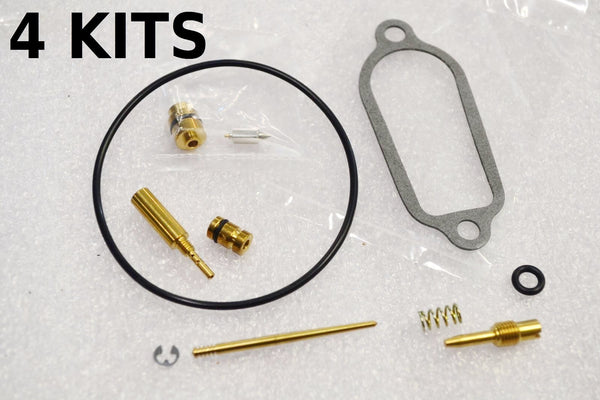 4x Honda 75-77 CB400 CB400F Carburetor Carb Rebuild Kit - 4 KITS
